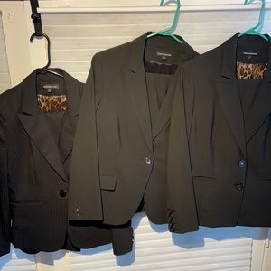3 WOMENS EXPRESS PANTSUITS